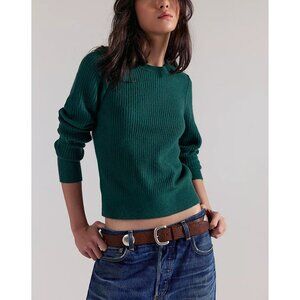 🆕 FREE PEOPLE Even After Pullover / Rainforest